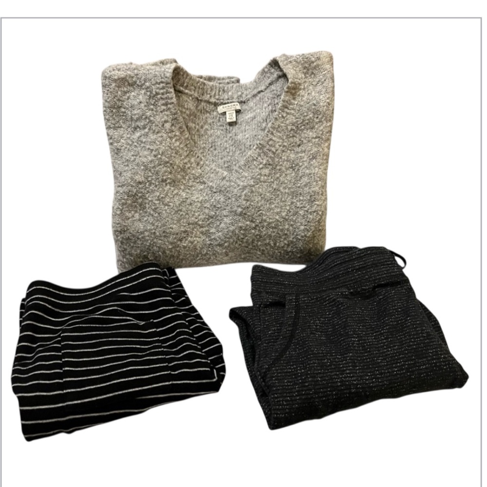 Lou & Grey Cozy Leggings Champion Sweats Sonoma Oversized Pullover Knit Sweater